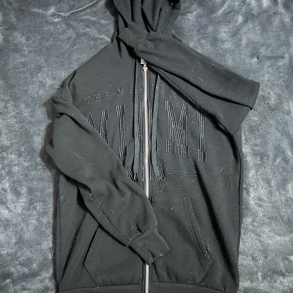 Rue21 Black Zip-Up Sweater